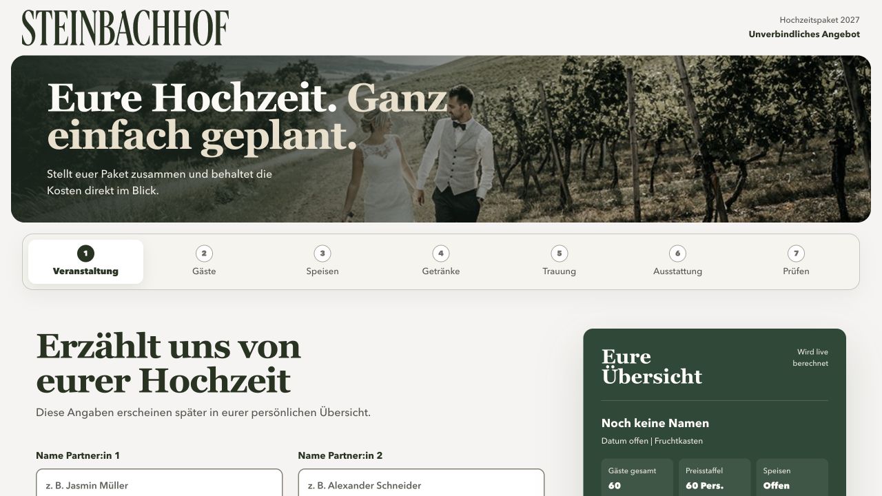 Steinbachhof-Planübersicht: mein erstes abgeschlossenes Kundenprojekt